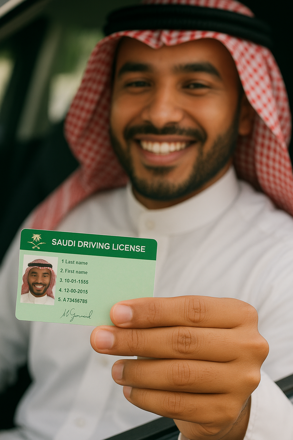 Smiling Driver